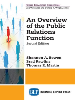 cover image of An Overview of the Public Relations Function